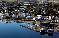 Akureyrin keskustaa