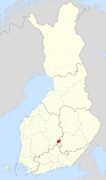 Location of Leivonmäki in Finland