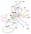 Madrid Metro network
