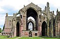 Maghofu ya monasteri ya Melrose Abbey.