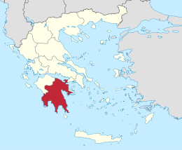 Peloponneso – Localizzazione