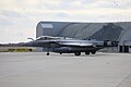 Dassault Rafale fighters of Escadron de Chasse 3/30 Lorraine at the base in October 2023.