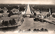 Le canal du Rhône à Sète, 1915.