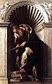 Aristóteles por Paolo Veronese. Óleo sobre lienzo, de los años 1560.