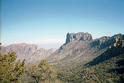 Casa Grande, pohoří Chisos Mountains
