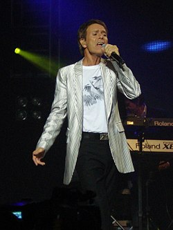Cliff Richard 2009-ben Brüsszelben