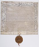 Charte de Charles Ier relative à son mariage, 4 juillet 1625, Archives nationales.
