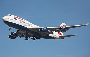 Boeing 747-400 společnosti British Airways