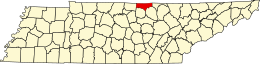 Contea di Clay – Mappa