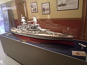 Model of USS Arizona at the Arizona State Capitol Museum.