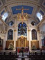 The interior of St. Mary-Le-Bow Church