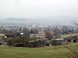 Výhled na Bukovice od Ostaše