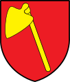 U heraldistici motika je čest motiv kako na starim grbovima (Bachum, Nemačka)...