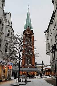 Kirchturm der Bonifatiuskirche