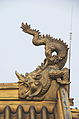 Dragon shaped golden chiwen at Emeishan