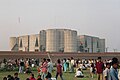 The National Parliament Building of Bangladesh
