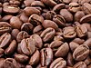 Абсмажаныя зерне кавы