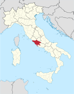 Provincia di Roma – Localizzazione