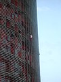 Torre Agbar, Alain Robert tırmanırken, 9 Ekim 2007