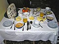 Irish breakfast table