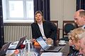 Kersti Kaljulaid como Presidente do Conselho da Universidade de Tartu, em 22 de fevereiro de 2016