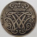 2 Schillingemünze von 1704 Friedrich Wilhelm I. (Mecklenburg)
