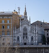 Iglesia deldel Sagrado Corazón del Sufragio (1894-1917), Roma, obra de Giuseppe Gualandi