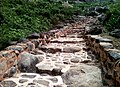 Steps leading to Gurubhaktulakonda Monastery