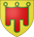 Blason adopté des comtes d'Auvergne (XIIe siècle).