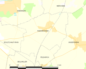 Poziția localității Raedersheim
