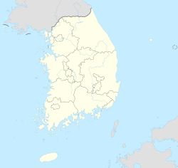 Andong ubicada en Corea del Sur