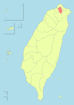 Location of Taipei City