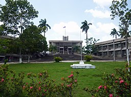 Parlamentshuset i Belmopan.