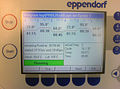 User interface of a modern Eppendorf thermal cycler