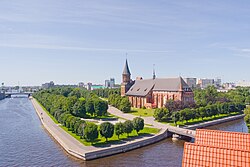 Gamle Königsberg midt i dagens Kaliningrad