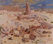 Le champ de bataille de Thiepval, vu par William Orpen.