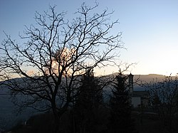 Skyline of Fuipiano Valle Imagna