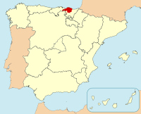 Biscaia in Hispania sita
