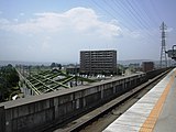 Überquerung der Hokuriku-Shinkansen in Sakudaira