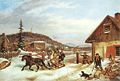 The Toll Gate, oil on canvas painting, 1859
