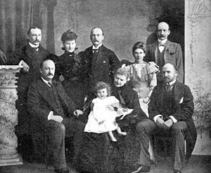 Fotografia da família Baden-Powell.