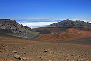 O adormecido vulcão em escudo Haleakalā é o cume de Maui.