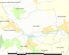 Poziția localității Wolxheim