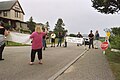 Protestors on Ocean Ave. near the Bush Compound, in 2008