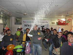 10 years of Wikipedia celebration, Dhaka, 2011.