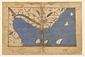 Mappa di al-Idrisi raffigurante la penisola iberica.