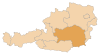 Položaj pokrajine Štajerske u Austriji