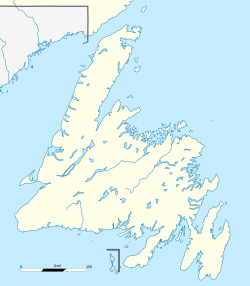 Location of Charlottetown, Newfoundland