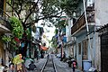 La fameuse "rue des rails" de Hanoï