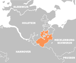 Ducato di Sassonia-Lauenburg - Localizzazione